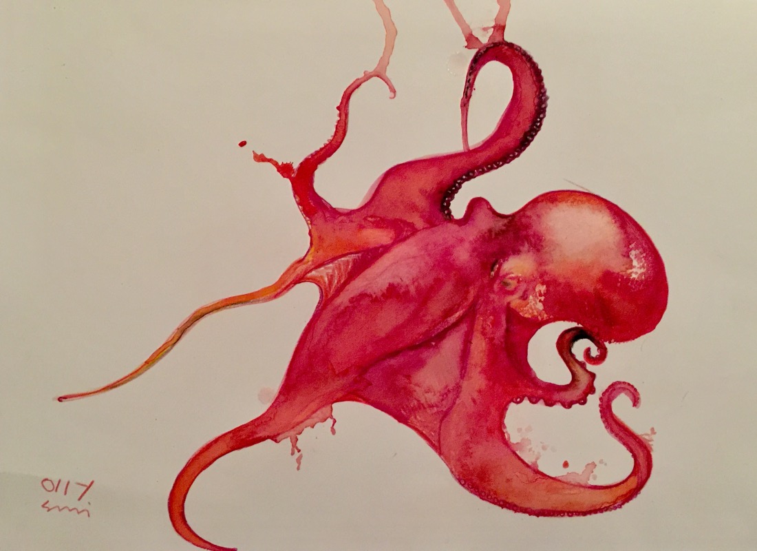 Red octopus 2